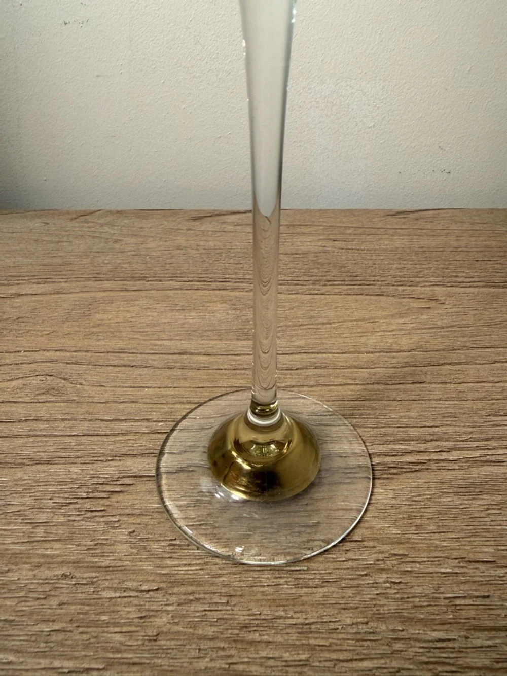 Crate and Barrel Gold Rim Martini Glasses